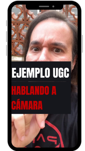 ugc - ejemplo hablando a camara
